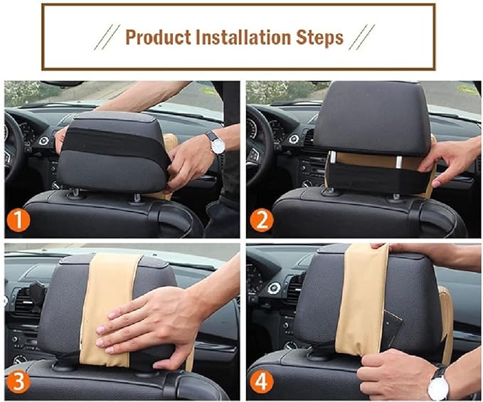 Ergonomic Car Neck Pillow β Memory Foam Headrest & Cervical Support Cushion