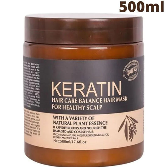 Brazil Nut Keratin Hair Care Balance Keratin Hair Mask & Keratin Hair Treatment for Healthy Scalp 500 ml (Original)