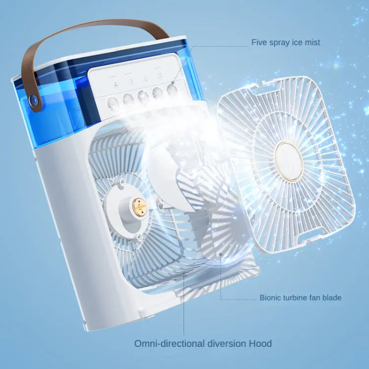 "Modern and Stylish Portable Fan with Adjustable Speed Control
