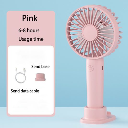 USB Small Fan Handheld Mini Charging Mute Portable Electric Fan
