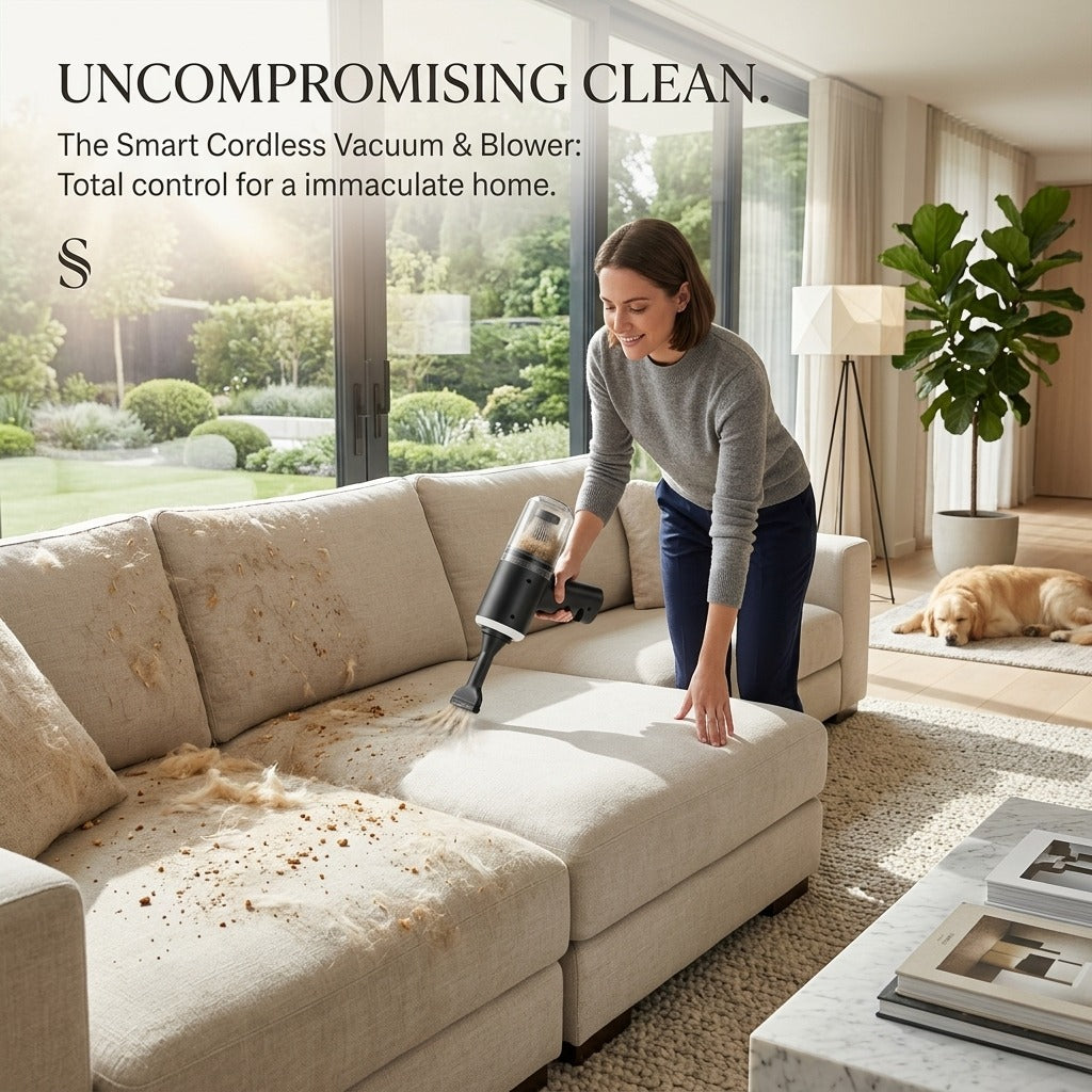 3-in-1 Cordless Mini Vacuum Cleaner – For Car, Sofa & Desk