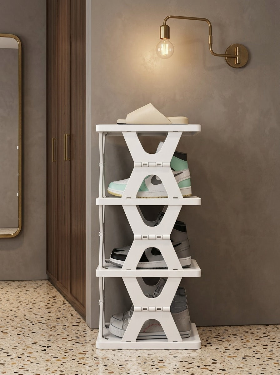 6-Tier Foldable Shoe Rack – Space-Saving Shoe Organizer & Storage Stand