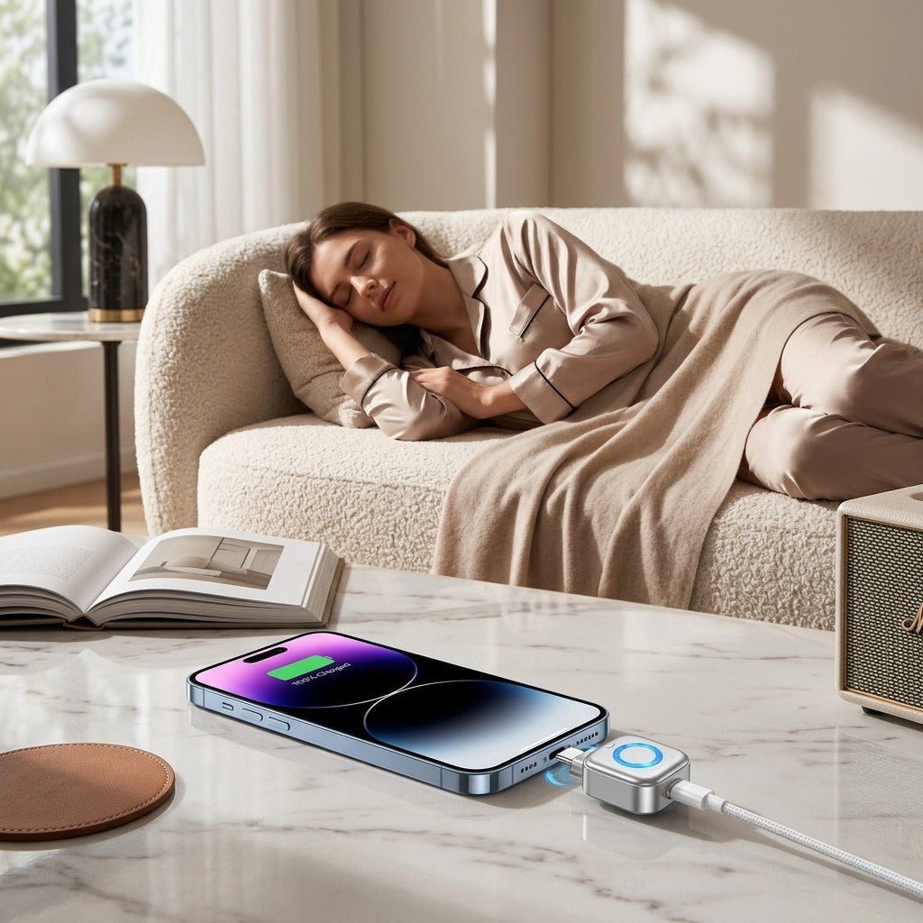 Auto Eject Charging Separator – Smart Magnetic Charging Protection Adapter