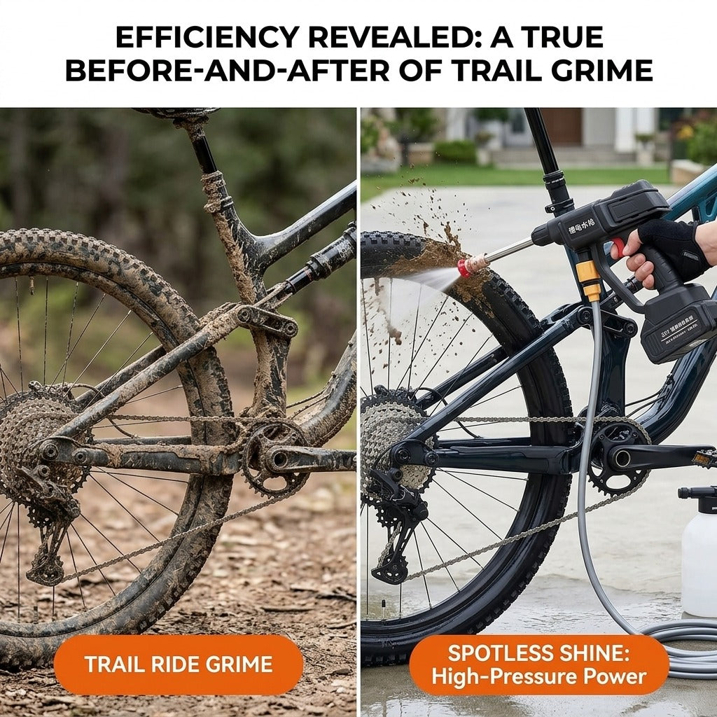 💦 Cordless High-Pressure Washer – Portable Power Cleaning Gun for Car & Home