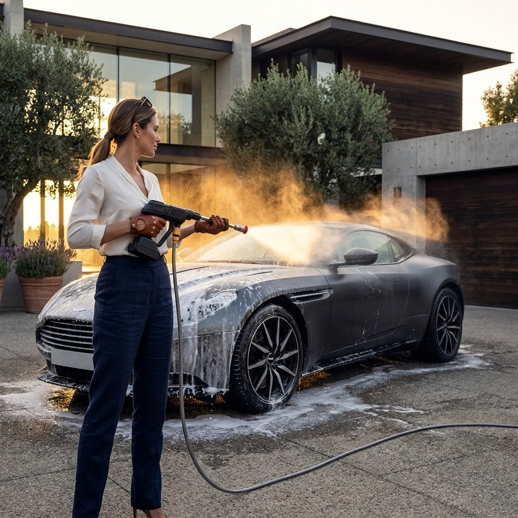 💦 Cordless High-Pressure Washer – Portable Power Cleaning Gun for Car & Home