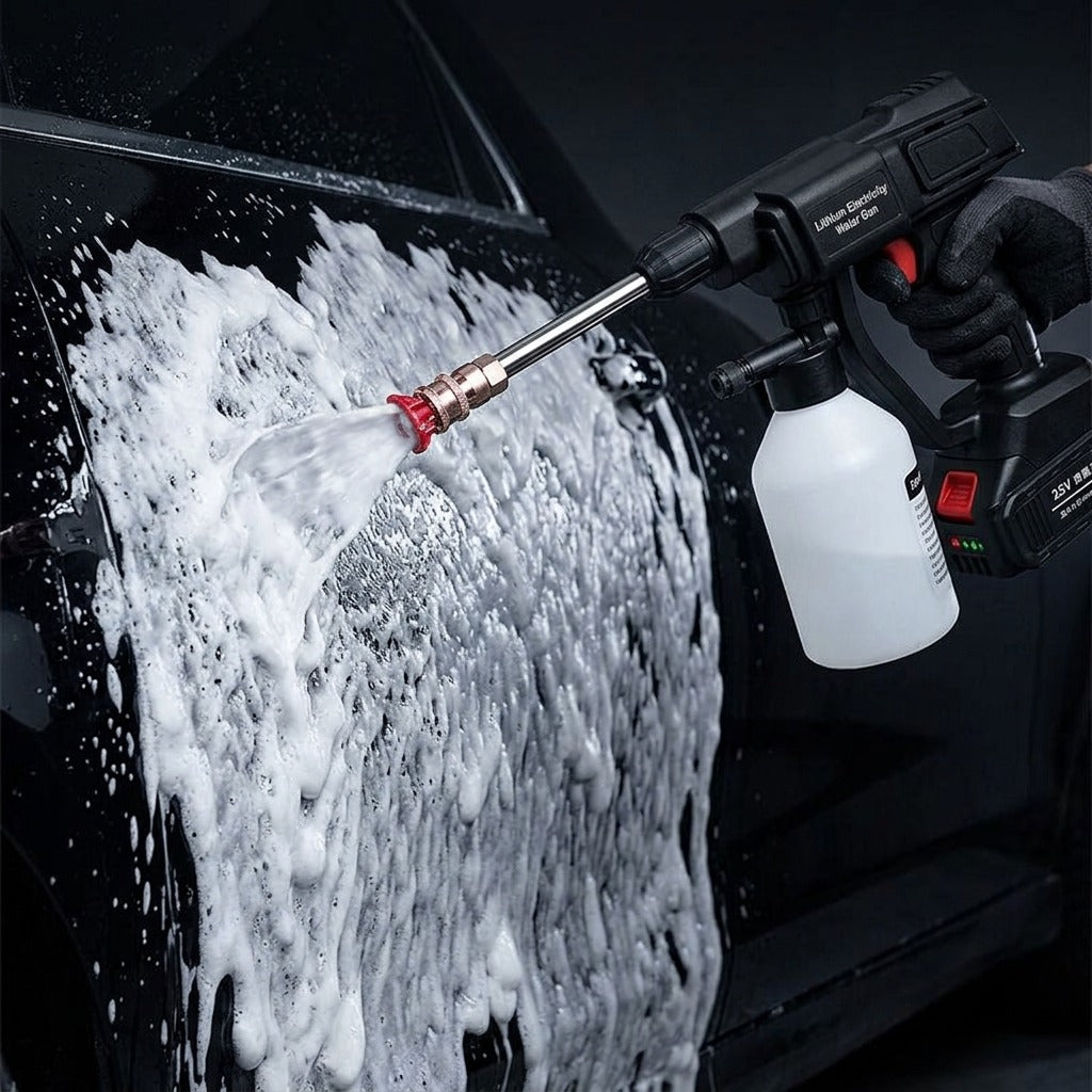 💦 Cordless High-Pressure Washer – Portable Power Cleaning Gun for Car & Home