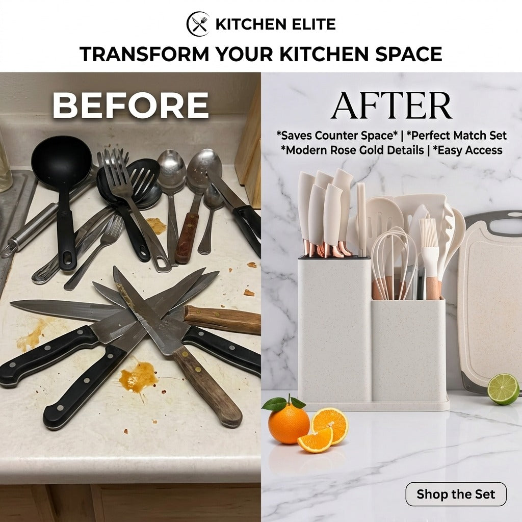 Premium Kitchen Utensil Set – Complete Cooking & Kitchen Tool Set