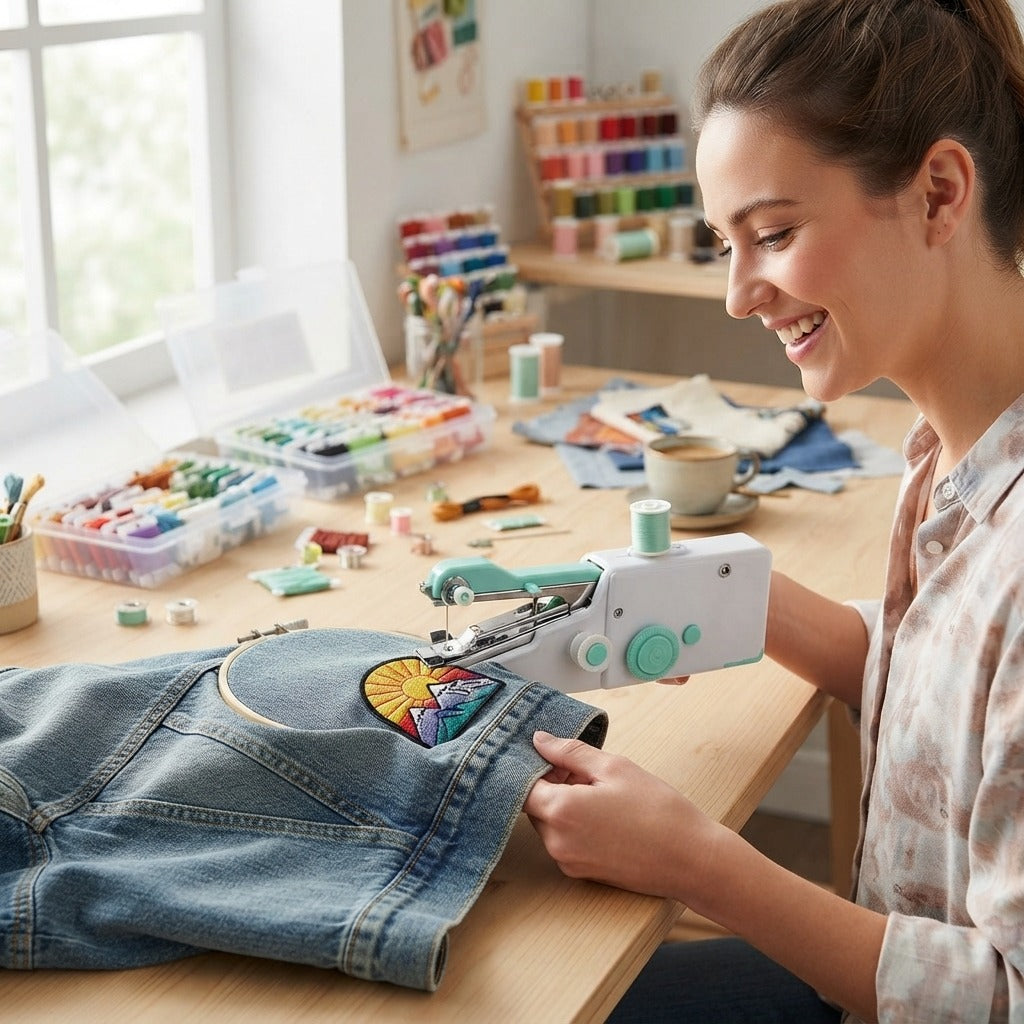 Handheld Sewing Machine – Compact Cordless Stitching Machine for Home