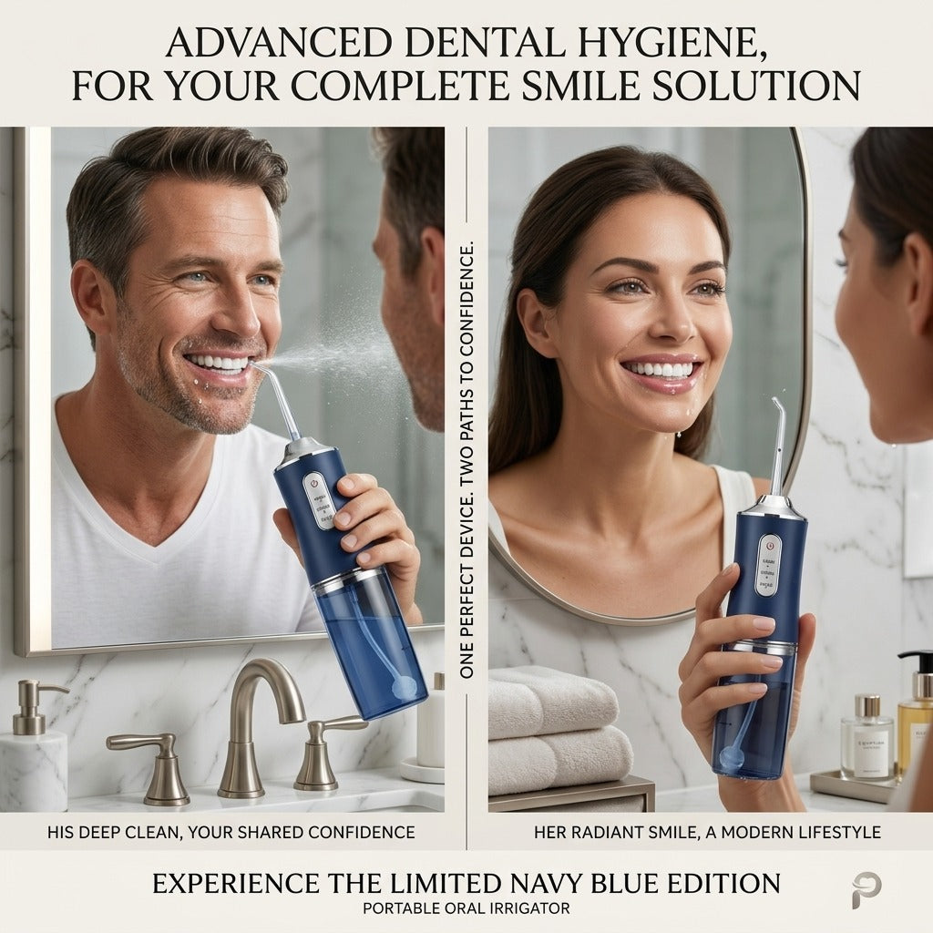 Portable Electric Oral Irrigator – Cordless Water Flosser