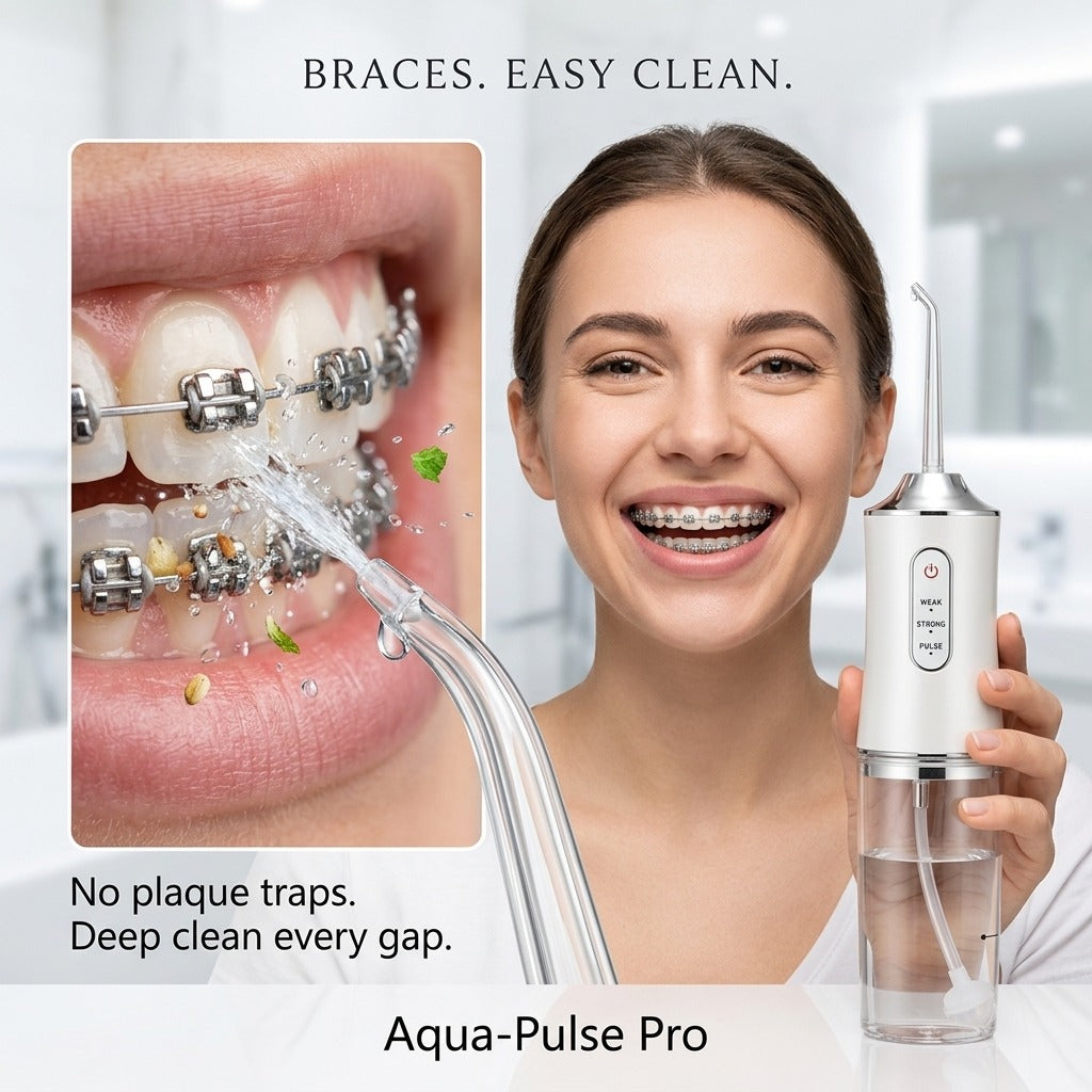 Portable Electric Oral Irrigator – Cordless Water Flosser